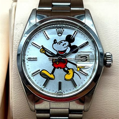 rolex mickey mouse watch price|oyster perpetual date mickey mouse.